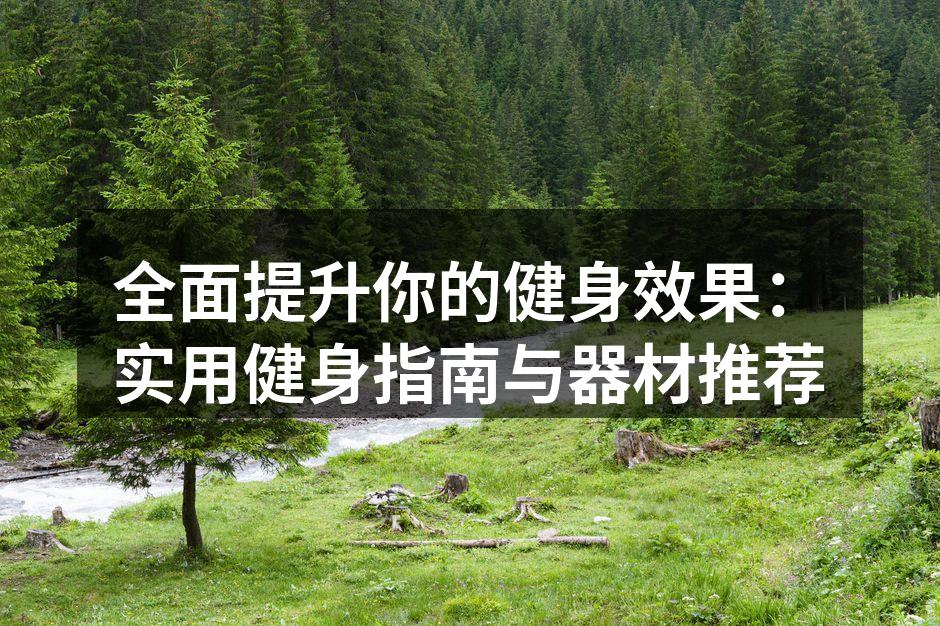 全面提升你的健身效果：实用健身指南与器材推荐